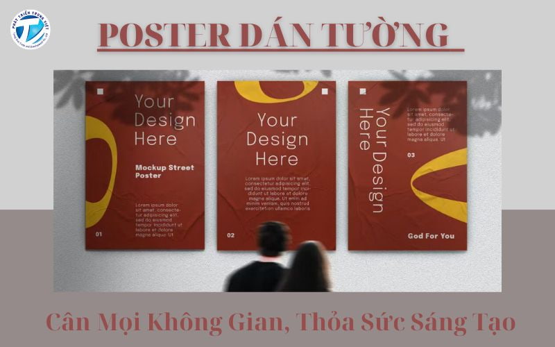 Poster Dán Tường - Cân Mọi Không Gian, Thỏa Sức Sáng Tạo